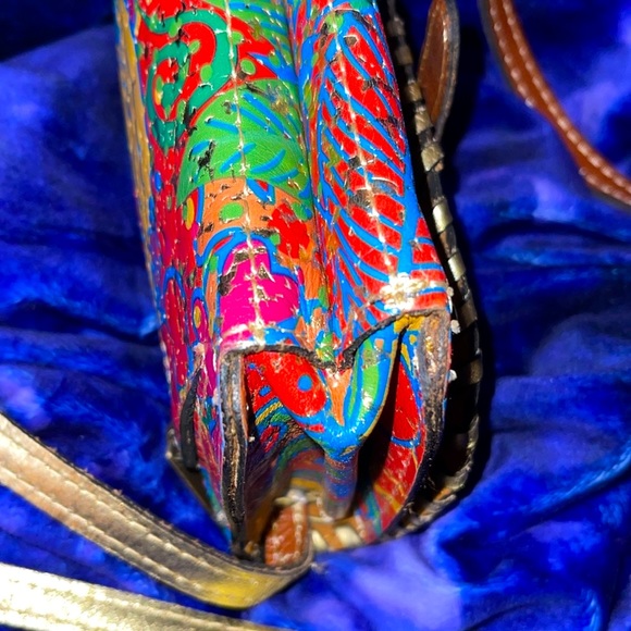 PATRICIA NASH colorful leather crossbody. EUC - Picture 14 of 17